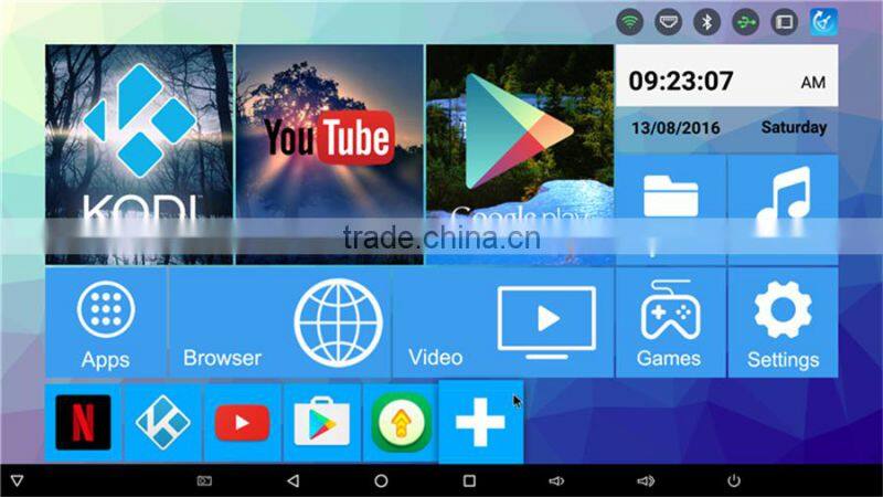 R-BOX Amlogic S912 64bit android 6.0 marshmallow tv box 2G 16GB kodi17.0