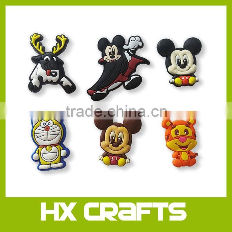 2016 new license promotional cartoon design soft PVC suction cup,3D suction cup