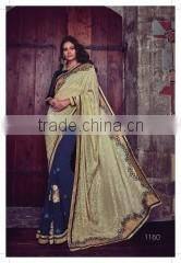 Dominican Dark Red Jacquard Georgette Designer Saree/buy online designer sarees