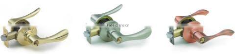 3801 Hotel Safety Cylindrical Zinc Alloy Lever Handle Door Lock
