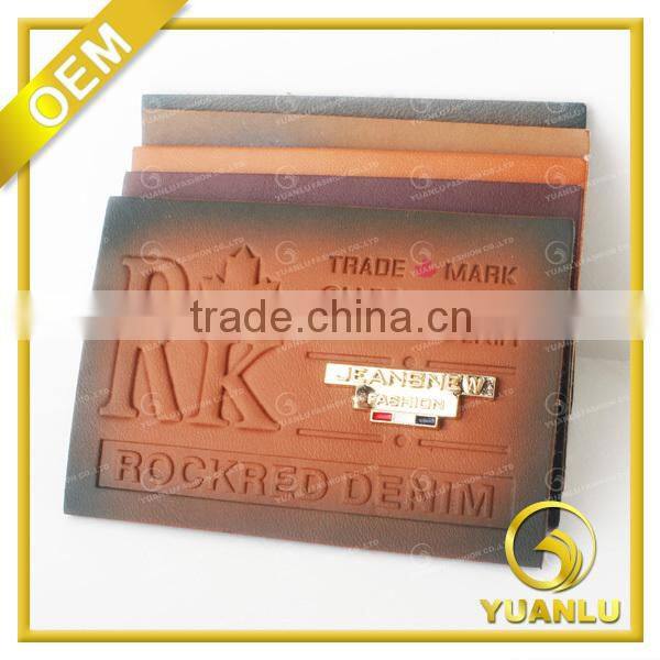 Custom Jeans Labels Cheap Leather Labels Wholesale YL-279