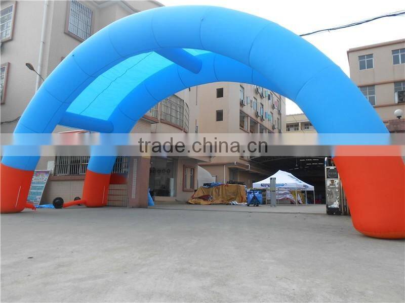 colourful custom printing outdoor advertising arch support