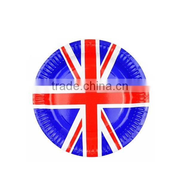 9" inch disposable food paper plate