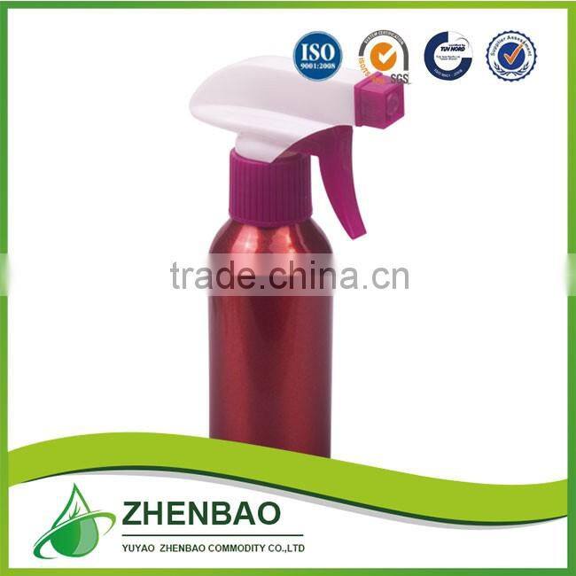 Empty aluminum travel size cosmetics bottles