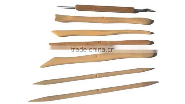 Zipper Bag pack Wooden Modeling Clay Tool set for Sculpting