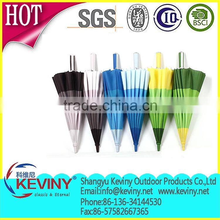 16panels rain umbrella with cheap price manufacture by china parasol factory