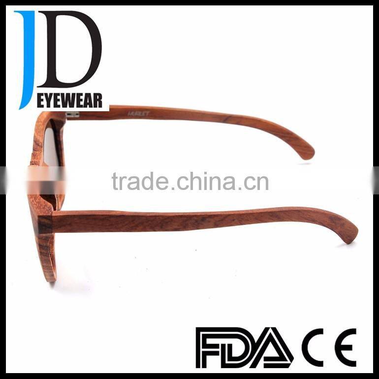 High Quality Cat.3 UV400 OEM Skateboard Wood Sunglasses