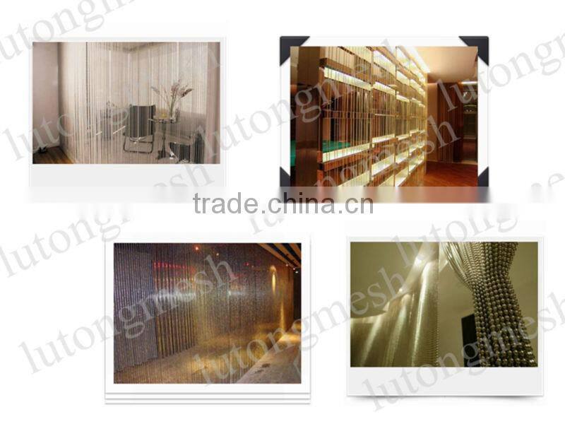 metal room divider beads