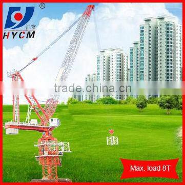 8t load jib Luffing Tower Crane for tensity building construction