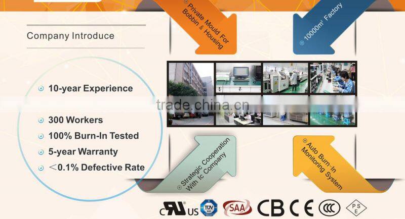 xz-power isolated exterminal indoor driver 8W 100-350mA led driver