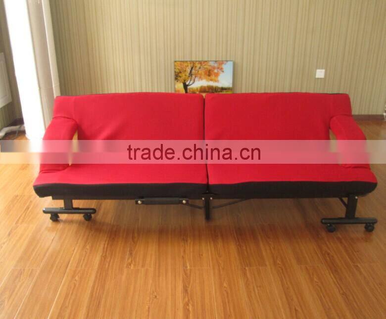 Fashionable red Folding Sofa Bed design