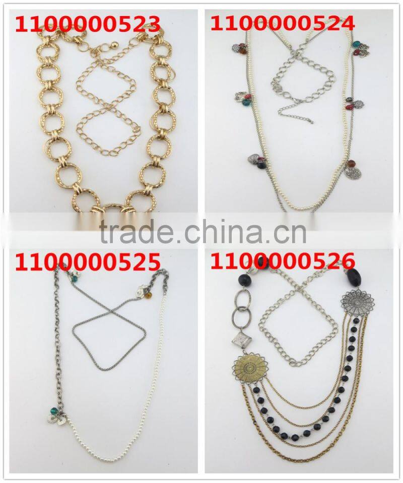 New arrival fashion 18k white gold necklace