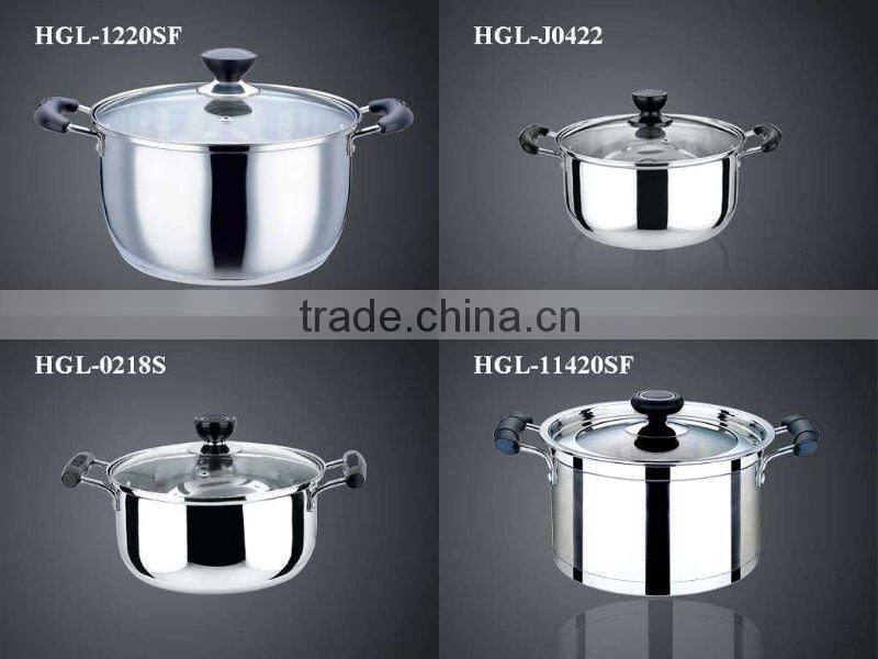 2014 LASTEST Stainless steel Frying Pan Induction Bottom