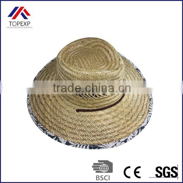Traditional Straw Hat Summer Large Brim Straw Hat
