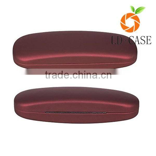 wholesale good quality hot sale custom red leather eyewear sunglass packaging box