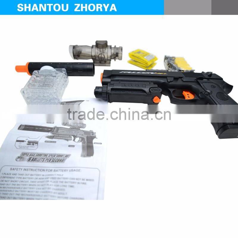 Zhorya high quality cool black BO water bullet gun toy