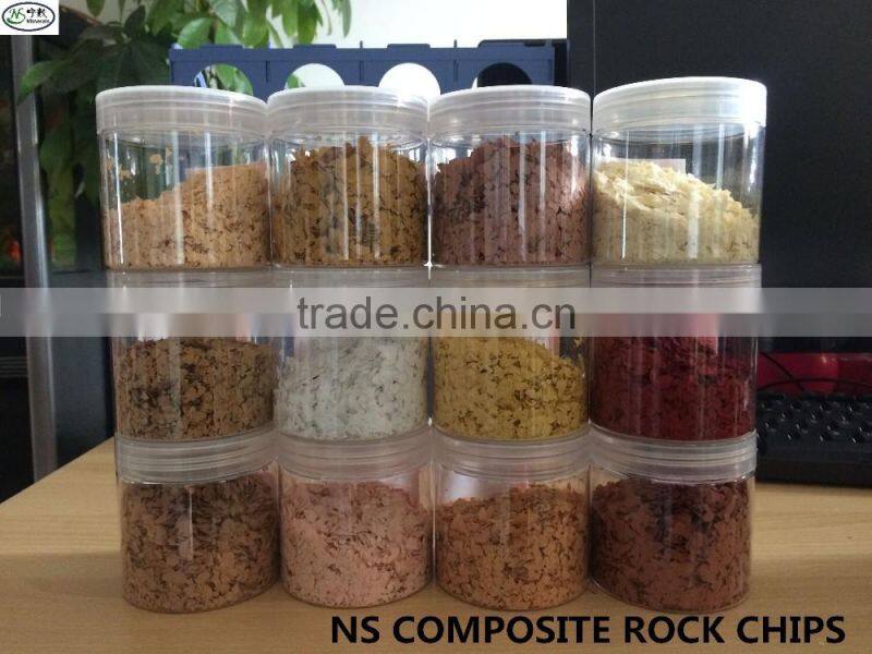 Decorative Polymer Floor Color Rock Chips for sale