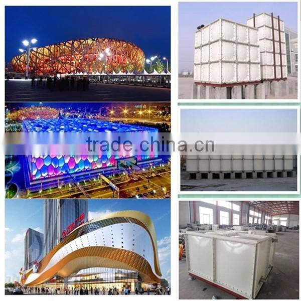 Customized capacity grp SMC panels sectional water tank