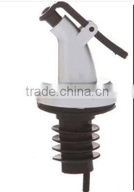 Clear Lucency Glass oil vinegar bottle square with press lid