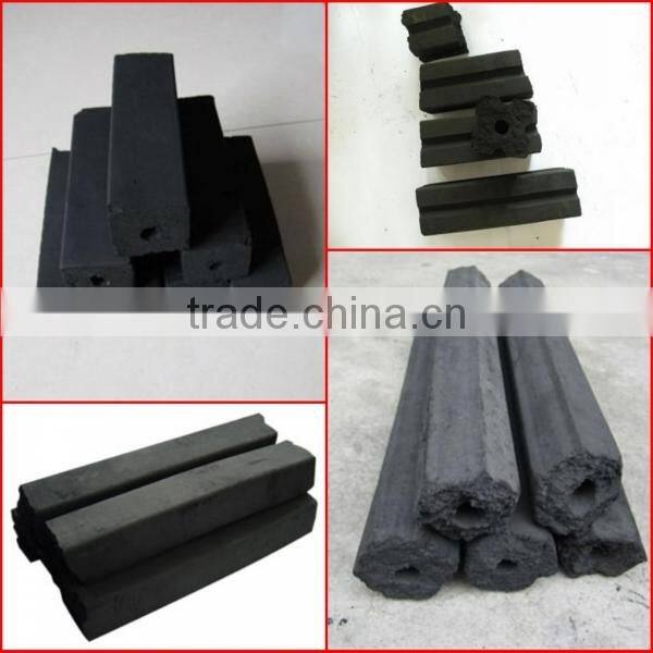 Type of square bbq charcoal briquette machine-made charcoal