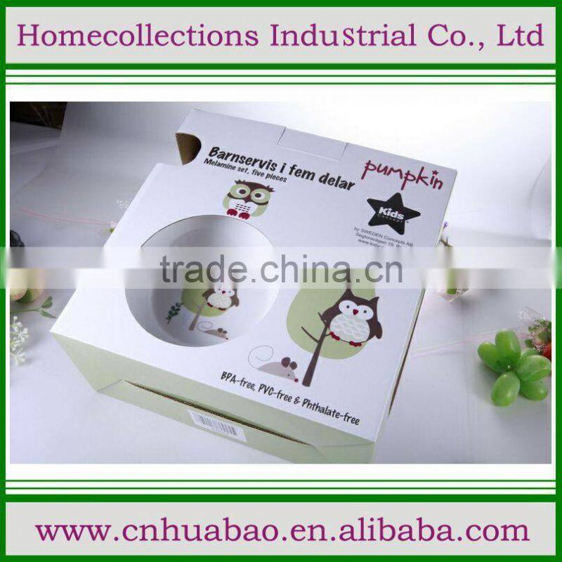 2016 custom-made melamine baby cutlery set, baby bloomer sets