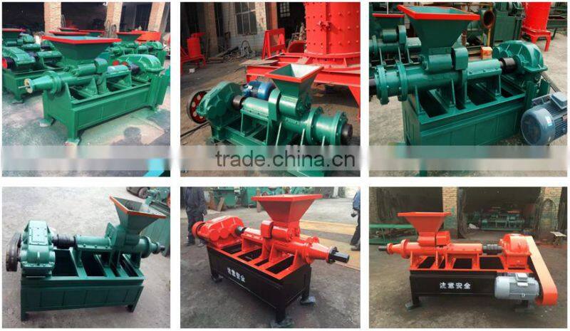 Multi-functional extruder rods coal forming machine