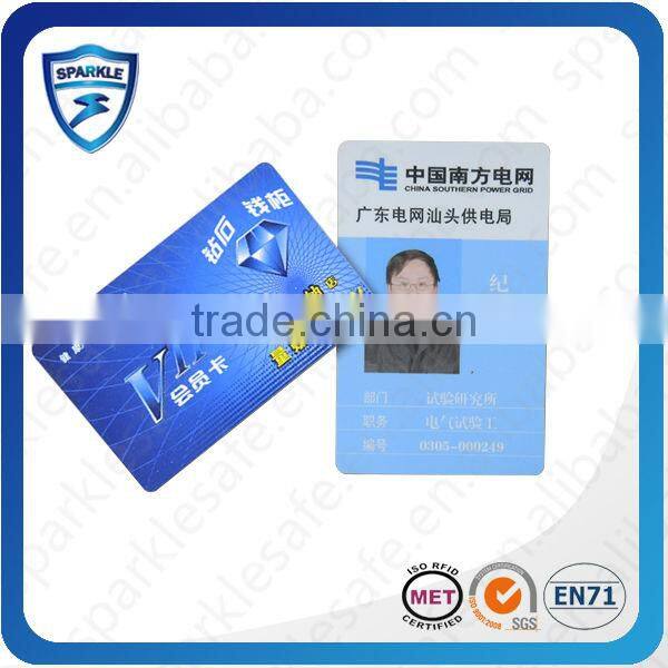 rfid pvc card with chip used for mastercard
