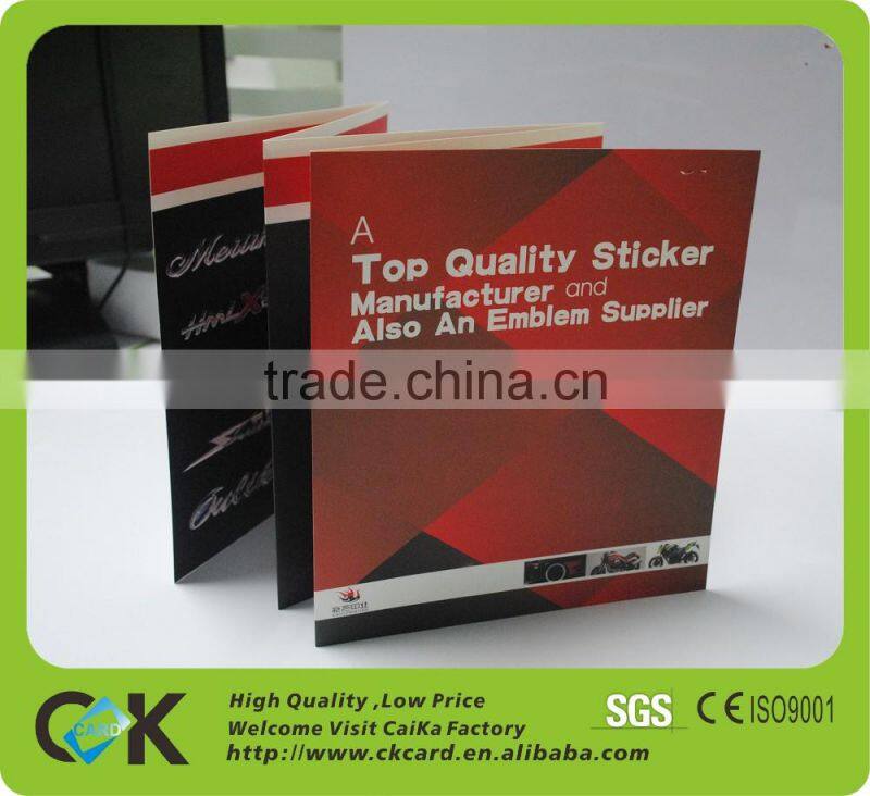 Eco-friendly paper!Printing folded flyers with favorable price from gold manufacture