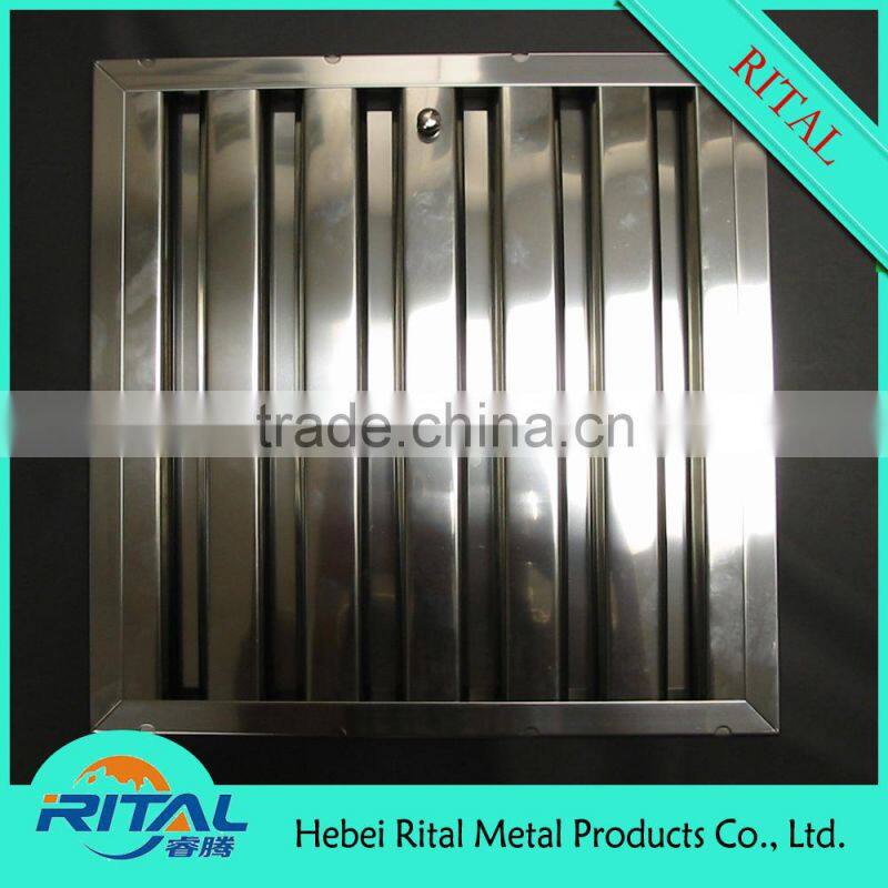 China Manufacturer Vent Hood Grease Baffle Filter