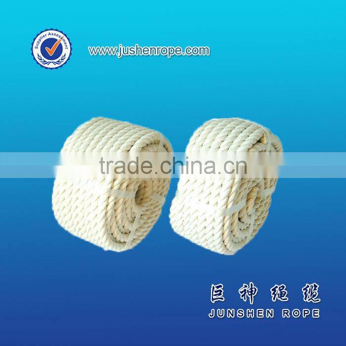 Cotton piping cord, twisted cotton rope