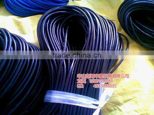 Round shoelace with metal tips for Bangles