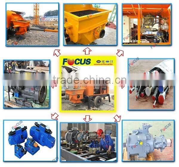 Expert Supplier Dual Open Circut 88m3/h Diesel Trailer Cement Concrete Pump