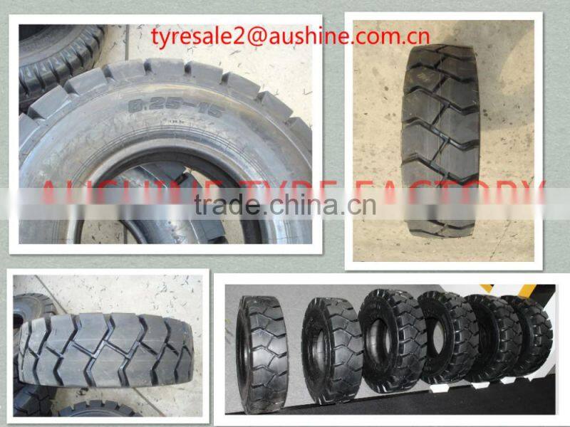 China manufacturer wholesale forklift solid tyre/solid wheel tyre 8.25-16