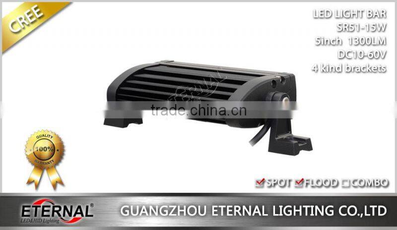 15W motorcycle scooter electric bike led work light driving headlamp spot high power led light