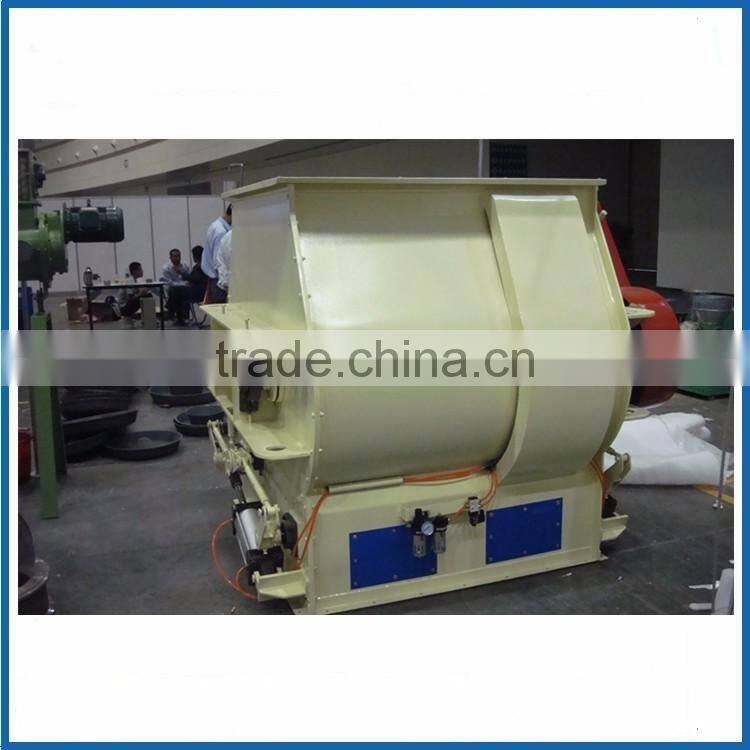 Durable double shaft paddle mixer