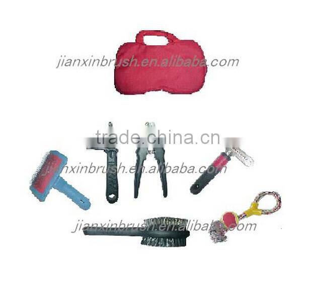 Cat And Dog Grooming Kit Comb Brush Nail Clipper Grooming Box