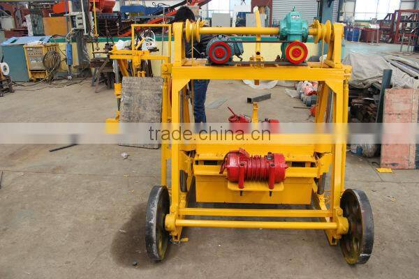 Hand press block making machine QT40-3B (Dong yue brand )