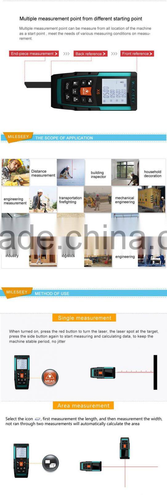 2016 New Laser Measuring Distance Measurement Mini Digital Multimeter Laser Meter Laser Tape Measure Meter