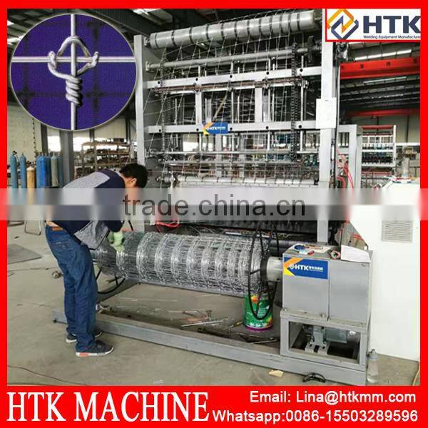 China Manufacturer High Efficiency Automatic Prairie Fence Making Machine