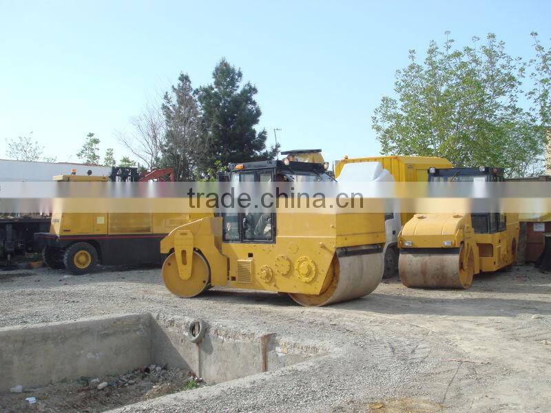 With CE small working mass double drum static road roller