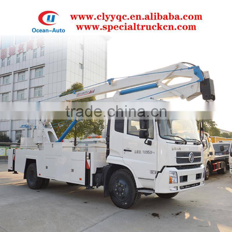 20-22m Dongfeng Kingrun Tail-lift Truck, Overhead Working Truck for Sale
