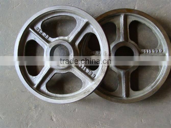 Good Quality low price Casting elevator traction/ sheave elevator parts