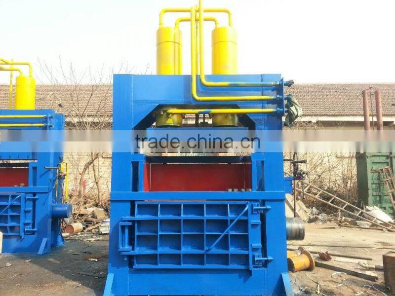 Hydraulic vertical semi-auto waste paper baler machine Y82-250T