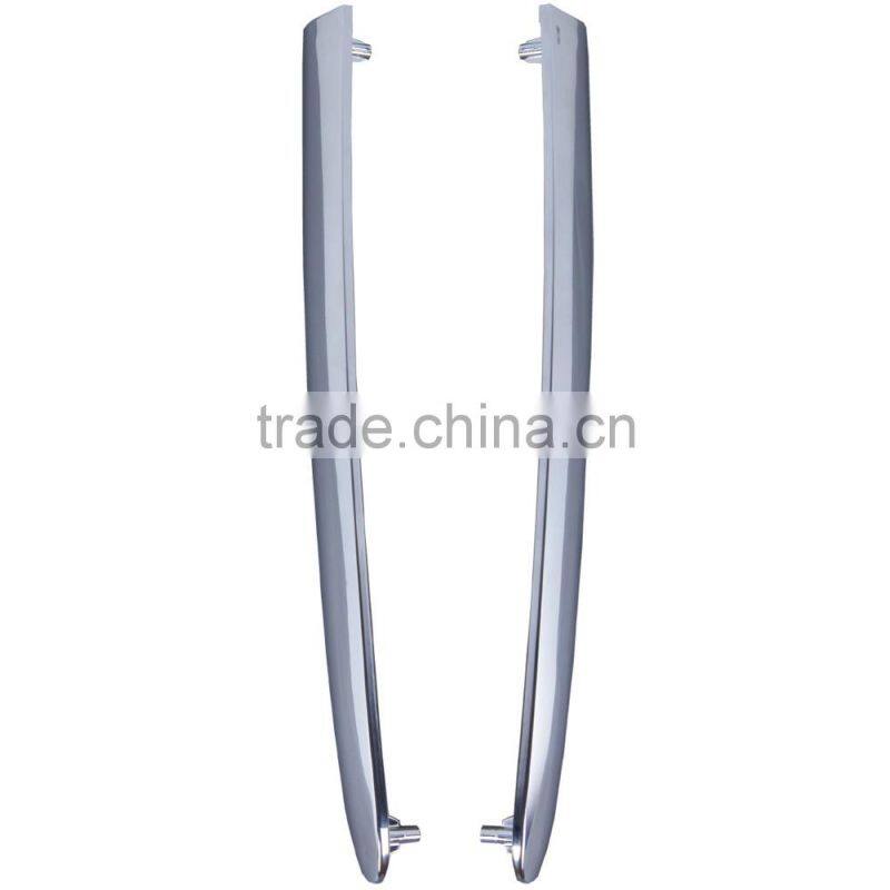 Left Right Chrome Saddle Bag Decoration Strips For Honda Goldwing GL1800 01-11