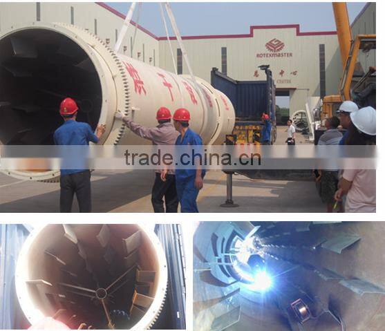 Sawdust Rotary Drier Wood Pellet Rotary Drier