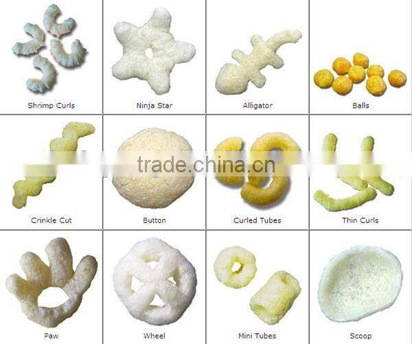 Commercial puffing corn snack food extruder/ Puffed corn snack machine factory price