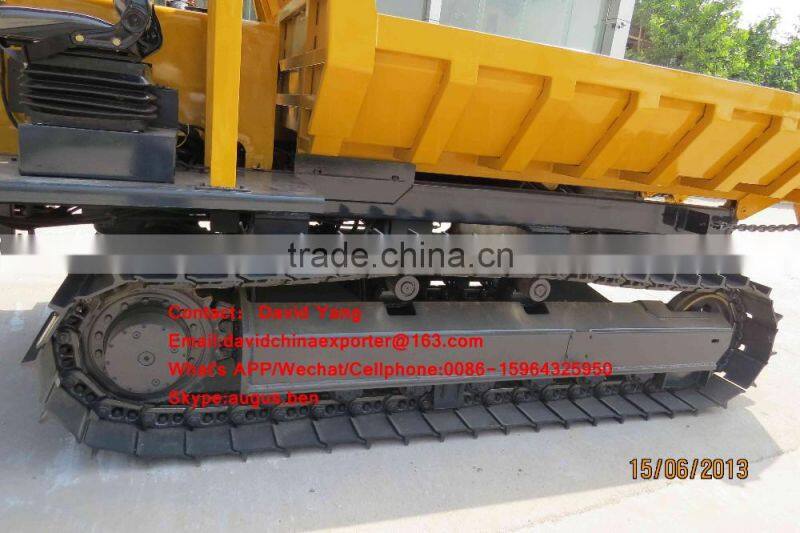 8 tons capacity China brand crawler dumper in stock for sale