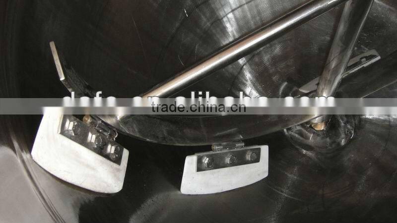 High efficiency steam heating jacketed kettle price