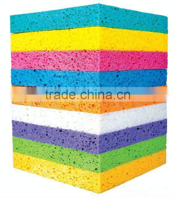 Natural cellulose facial sponge