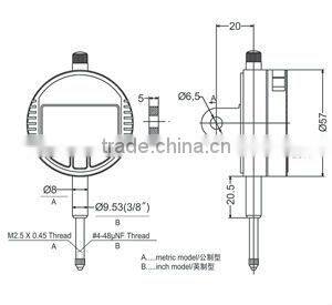 Waterproof Micron Digital Indicator